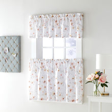 Load image into Gallery viewer, Blushing Blooms Kitchen Tier and Valance
