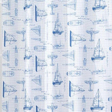 Load image into Gallery viewer, Sail Boat Shower Curtain
